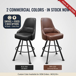 <span class=keywords><strong>Tabouret</strong></span> <span class=keywords><strong>de</strong></span> <span class=keywords><strong>bar</strong></span> pivotant commercial avec dossier haut, siège en cuir PU matelassé losanges <span class=keywords><strong>de</strong></span> 31 po, stock USA, entrepôt Atlanta GA, MOQ 1 - Product Image 3