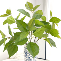 Plantes vertes artificielles en soie à toucher réel, vente en gros d'usine - Idéales pour mariages, Noël, Pâques, usage intérieur, lot multi-pièces, respectueuses de l'environnement
