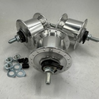 Pièces de vélo de fabrication Moyeu de vélo BMX 28h/36h/48h Trous de moyeu avec position avant et arrière en aluminium/acier 6v 3w
