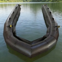 Bouée gonflable en PVC en forme de U pour jet ski, pare-battage marin gonflable personnalisé pour usage personnel
