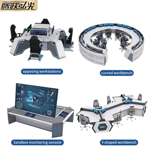 Factory Wholesale Customized Control Monitoring Desk Modern Command Center Office Desk Monitor Console - Product Image 3