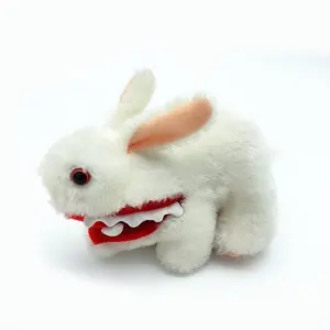 Оптовая продажа милый белый кролик игрушка плюшевая Мягкая кукла маленький белый кролик мягкая плюшевая игрушка пантера
