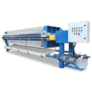 Prensa de Filtro Automática de Placas y Marcos con <span class=keywords><strong>Membrana</strong></span>, Equipo Hidráulico con Filtro de Banda para Aceite - Product Image 1