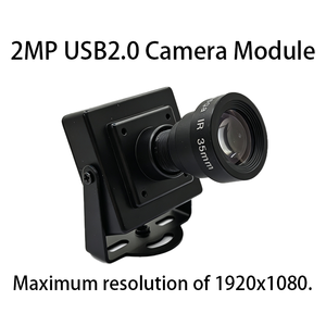 USB 2.0 โมดูลกล้องเทเลโฟโต้อุตสาหกรรม 2MP 1920x1080 35 มม. เลนส์คงที่การตรวจสอบระยะไกลมุมแคบ UVC ปลั๊กแอนด์เพลย์ - Product Image 1