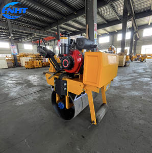 Single Drum Hydraulic Vibratory <b>Road</b> <b>Roller</b> with Diesel Gasoline Engine High Efficiency Gear Pump Motor for Heavy-Duty Paving - Product Image 1