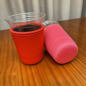 Văn phòng cách điện Hot cup milwaukee hải quân cá nhân màu hồng cup chủ sọc trắng Ice cà phê tay áo túi koozy chanh cho 32oz cup - Product Image 2