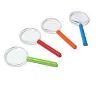 Promotional Magnifier Mini Plastic Portable Kids Handheld Magnifying Glass for Reading Gift