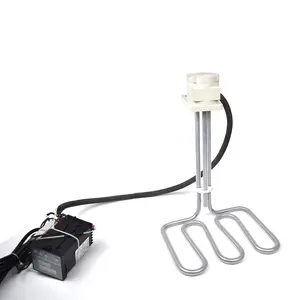 BRIGHT Anti Corrosion 220V 1500W Ptfe Coated Electric Tubular Immersion Heater Acid with Digital Thermostat