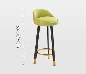 <span class=keywords><strong>Tabouret</strong></span> <span class=keywords><strong>de</strong></span> <span class=keywords><strong>bar</strong></span> avec dossier en tissu, <span class=keywords><strong>tabouret</strong></span> <span class=keywords><strong>de</strong></span> comptoir pour îlot <span class=keywords><strong>de</strong></span> cuisine et <span class=keywords><strong>bar</strong></span>, chaise <span class=keywords><strong>de</strong></span> comptoir moderne avec pieds en métal doré - Product Image 5