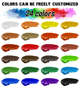Juego de Pintura Acrílica Profesional de 24 Colores, Resistente al Agua, para Lienzo, 12/30/60 ml, Éxito de Ventas en Comercio Electrónico - Product Image 4
