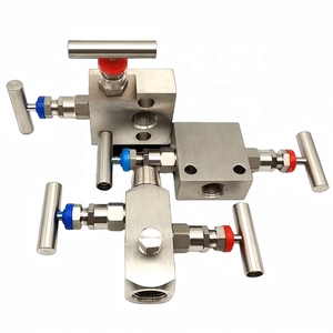 Bloc de collecteur double intégré électrique premium 316L pour gaz, compatible OEM avec le transmetteur de pression 3051 EJA E+H - Product Image 1