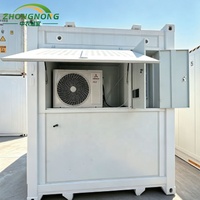 Conteneur de transport agricole intelligent 40HQ, système hydroponique pour la culture de légumes-feuilles, serre agricole en conteneur