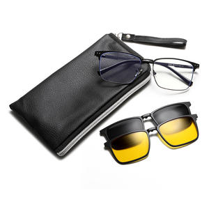 Lunettes de soleil polarisées pour homme Greyjack, monture carrée en acier inoxydable, protection UV400, monture noire, verres TAC - Product Image 3