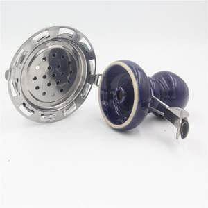 Bol à chicha en acier inoxydable Lotus, accessoires pour narguilé, filtre à charbon, support de charbon, adaptateur HMD pour salon de chicha, bar, café - Product Image 6