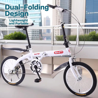 16 Zoll Single-Speed Faltrad, leichtes, tragbares Mini-Pendlerfahrrad für Damen und Studentinnen