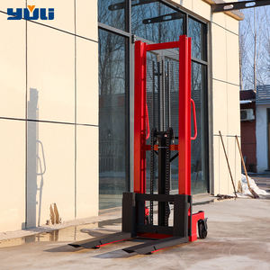 Apilador Manual de Palés Yuli de 1 Tonelada, Operado Manualmente, Hidráulico, Elevación de 1.6 m, Apilador de Palés, Carretilla Elevadora - Product Image 2