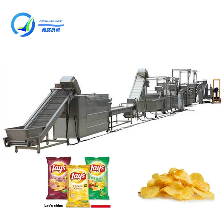 Machine de production de chips frites, pommes de terre automatique, 1 pièce