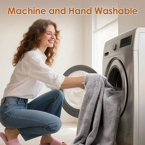 Xách tay USB điện sưởi ấm Chăn có thể giặt kích thước lớn mềm Nhiệt Mùa Đông cơ thể ấm hơn PTC nước nóng khăn choàng cho hộ gia đình sử dụng xe hơi - Product Image 5