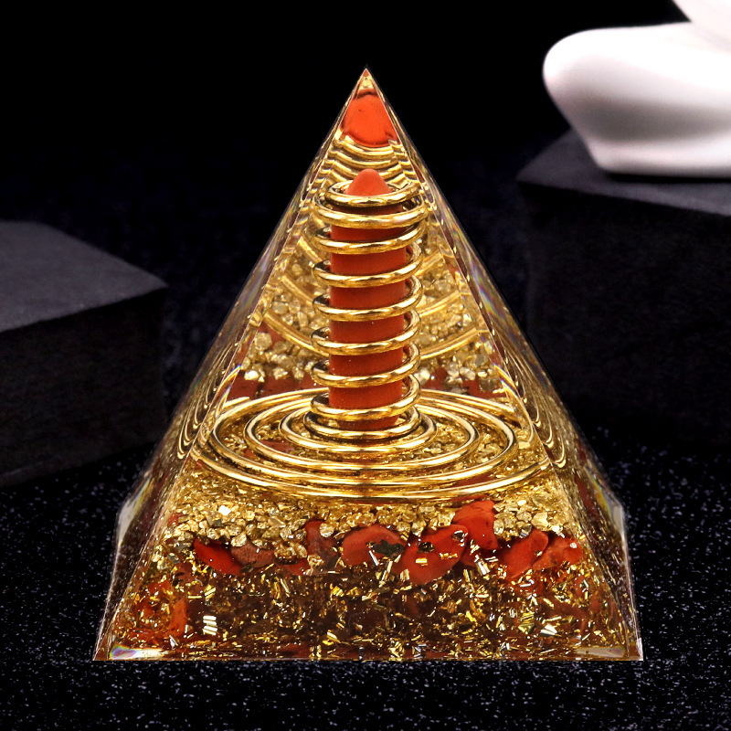 P5 jaspe rojo + anillo de acero