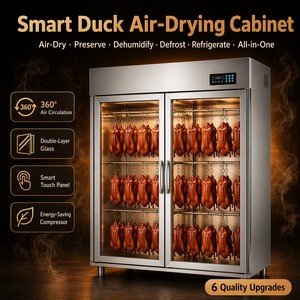 Armoire de séchage pour viande rôtie et saucisses de type <span class=keywords><strong>Siu</strong></span> Mei Char <span class=keywords><strong>Siu</strong></span> (cuisine cantonaise) OEM 800 1200 1600 2000mm 220V 380V - Product Image 3
