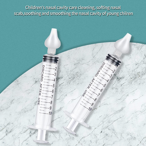 Aspirateur nasal bébé professionnel 10ml bébé irrigateur nasal avec embouts nasaux en Silicone transparent <span class=keywords><strong>seringue</strong></span> <span class=keywords><strong>de</strong></span> <span class=keywords><strong>lavage</strong></span> nasal - Product Image 6