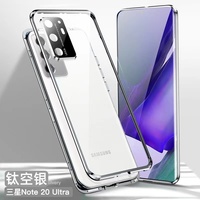 Coque de téléphone transparente de haute qualité 3d 9h Hd protecteur d'écran d'objectif de caméra en verre trempé pour Samsung Note 20 S21 S23ultra