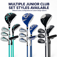 Juego Completo de Palos de Golf de Nuevo Estilo para Niños y Jóvenes, de la 3 a la 12, de Aleación de Titanio y Carbono, Personalizados