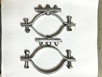 Collier de mât en acier galvanisé à chaud pour antenne et poteau de câble, diamètre 80-150 mm, résistant à la corrosion