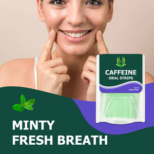 Tiras Orales con Cafeína DIM, Contienen 40 mg de Cafeína, Impulso de Energía, Aliento Fresco a Menta, Tiras Orales Refrescantes para Adultos - Product Image 2
