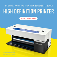 Imprimante numérique rotative à 360 degrés sans couture pour chaussettes, machine d'impression numérique par sublimation pour chaussettes et manchons de bras avec four