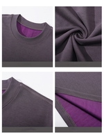 T-shirts réversibles unisexes en coton et polyester 290 GSM, col rond double face, tendance, décontractés pour l'été, vente en gros, logo personnalisé