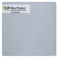 Kleines Augenmuster Netzstoff Weiß TPU+Polarfleece