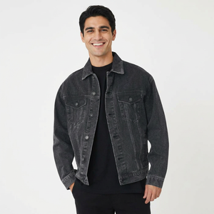 Modern Fit <b>Men</b> <b>Denim</b> <b>Jackets</b> Wholesale Stylish Custom Made Durable High Quality Wear - Product Image 1