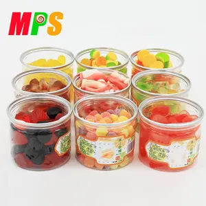 Doces personalizados da marca privada 6 oz, doces sortidos de frutas em jarra/saco/garrafa de pílulas, fornecedor de doces no atacado chinês