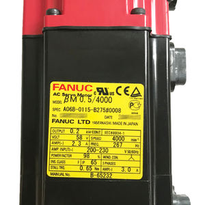 FANUC A06B-0115-B275 # มอเตอร์เซอร์โว AC รุ่นอัลฟ่า ซีรีส์ 0008 - Product Image 2
