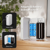 Diffuseur d'arômes intelligent de luxe sans eau à air froid, machine à piles/électrique, contrôlée par application, murale, capacité 500 ml, pour hôtel