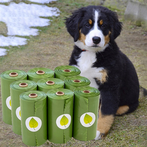 Customised Wholesale Logo Biodegradable Dog <b>Bags</b> Collection Poop Plastic <b>Compostable</b> <b>Bags</b> Dog Poop <b>Bags</b> - Product Image 4