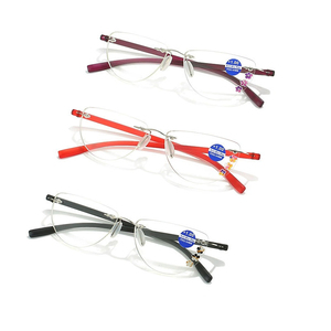 <span class=keywords><strong>Gafas</strong></span> <span class=keywords><strong>de</strong></span> Lectura para Mujer <span class=keywords><strong>de</strong></span> Diseño, <span class=keywords><strong>Gafas</strong></span> con Bloqueo <span class=keywords><strong>de</strong></span> <span class=keywords><strong>Luz</strong></span> <span class=keywords><strong>Azul</strong></span>, Montura Óptica sin Aro, <span class=keywords><strong>Gafas</strong></span> <span class=keywords><strong>de</strong></span> Lectura para Mujer - Product Image 2