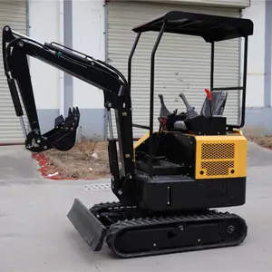 Chinese Graafmachines Trencher Elektrische Hydraulische Mini Kleine Micro Bagger Digger 1T 2 T 1.2 1.5 1 2 Ton Mini Graafmachine