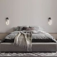 Applique murale LED minimaliste moderne en acrylique pour l'éclairage intérieur, décoration d'hôtel de luxe dans la chambre à coucher, le salon