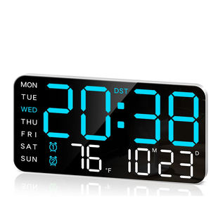 Custom Smart Digital Desk Led Multifunctional Clock with Time and Date Digital Clock for Bedroom - Product Image 1