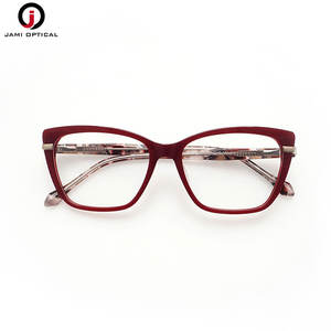 Alla moda colorato occhio di gatto <span class=keywords><strong>ottica</strong></span> telaio di fascia alta all'ingrosso stili Africa montatura acetato donna occhiali - Product Image 1