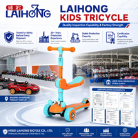 Monopattino Musicale 7-in-1 per Bambini 1-3-6-12 Anni, con Sedile, Luci e Ruote in Plastica