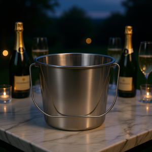 Cubo de hielo KARL KRGER de 8 L de acero inoxidable para enfriar champán - Product Image 3