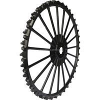 Nouvelles jantes en acier au carbone massif JIUYU pour transplanteur de riz, pneus en caoutchouc 2100*100mm, pièce pour tracteurs automoteurs