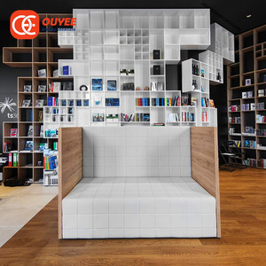 Bibliothèque classeur librairie décorations étagère à livres pour bibliothèque scolaire avec décoration végétale - Product Image 3