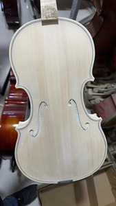 SurpassMusicaホワイトバイオリン4/4、3/4、1/2、1/4ホールセール手作りバイオリンストラディバリウス甘い音ヨーロピアンスプルースメープルバック - Product Image 4