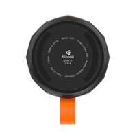 Enceinte sans fil portable BT5.4 5W avec batterie 1200mAh, lumière RGB et prise en charge de carte TF pour fêtes et utilisation en extérieur
