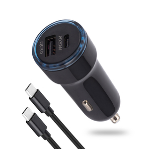 Fivi — chargeur Usb pour voiture rapide quick charge 3.0 PD <span class=keywords><strong>20W</strong></span>, adaptateur allume-cigare pour téléphone <span class=keywords><strong>iPhone</strong></span> et Samsung - Product Image 3