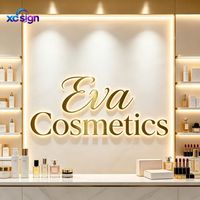 Enseigne publicitaire/de décoration murale 3D rétroéclairée en acier inoxydable avec logo personnalisé, LED, transformateur IP65, télécommande, pour la maison, mariage